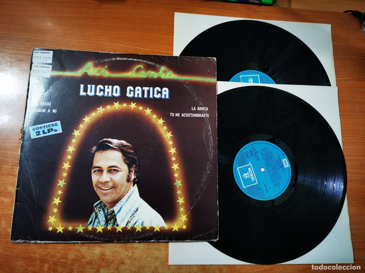 Discos de vinilo: ASI CANTA LUCHO GATICA 2 LP VINILO DEL A&Ntilde;O 1981 CONTIENE 24 TEMAS