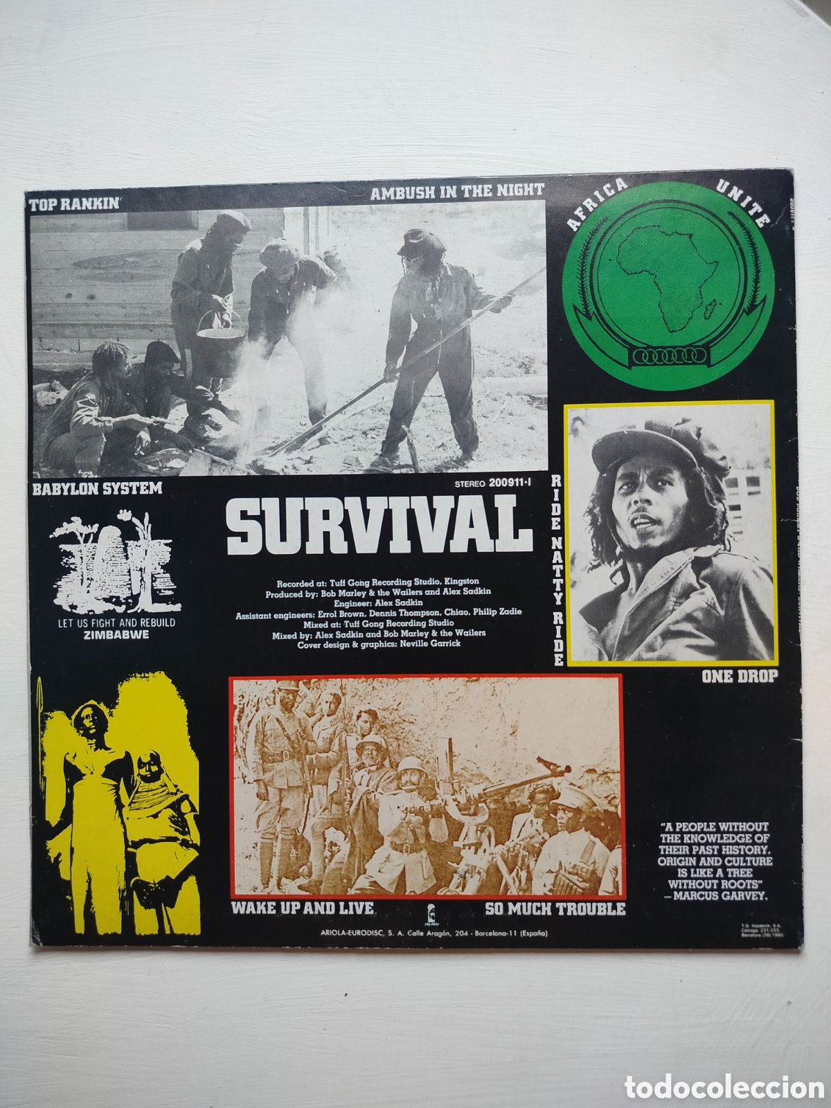 Discos de vinilo: Bob Marley LP Survival - Foto 2