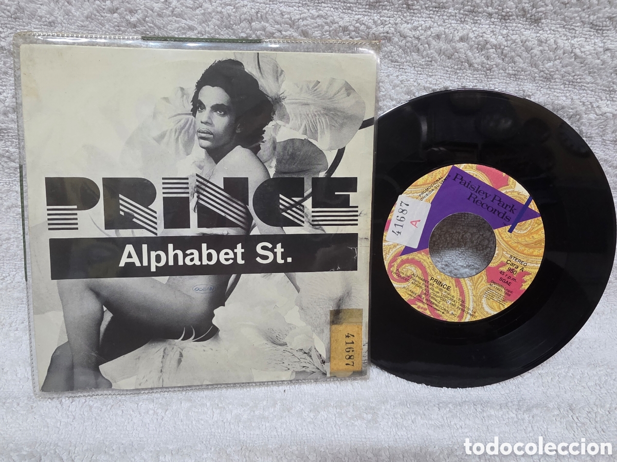 Discos de vinilo: Prince&nbsp;&ndash;&nbsp;Alphabet 1988 promo espa&ntilde;ol
