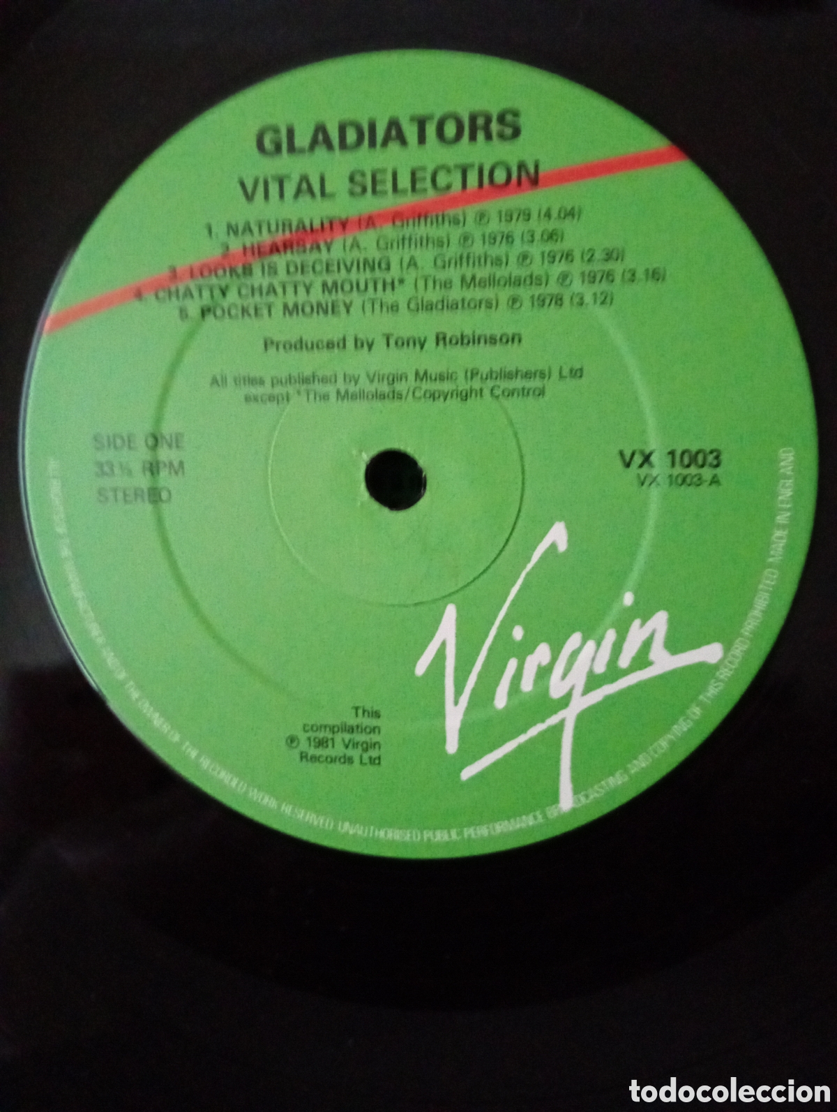 Discos de vinilo: The Gladiators, vital selection 1981. - Foto 3