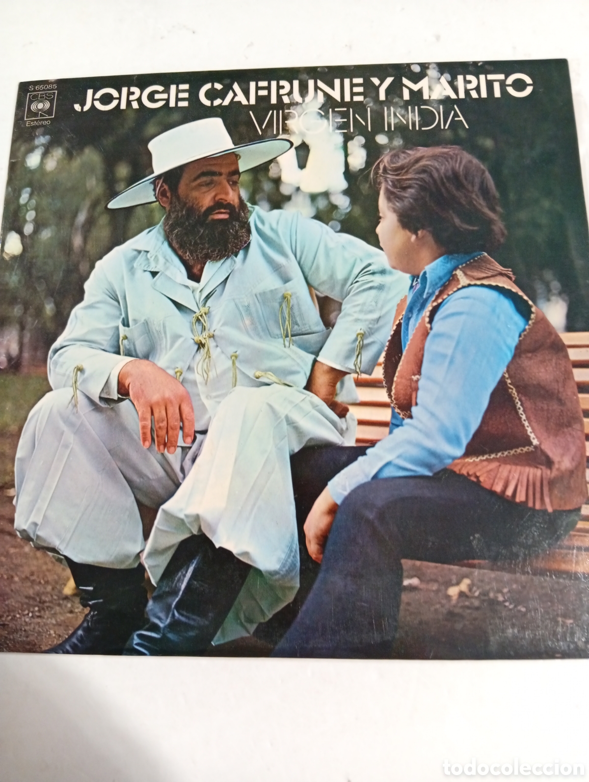 Discos de vinilo: Jorge Cafrune y Marito Virgen india