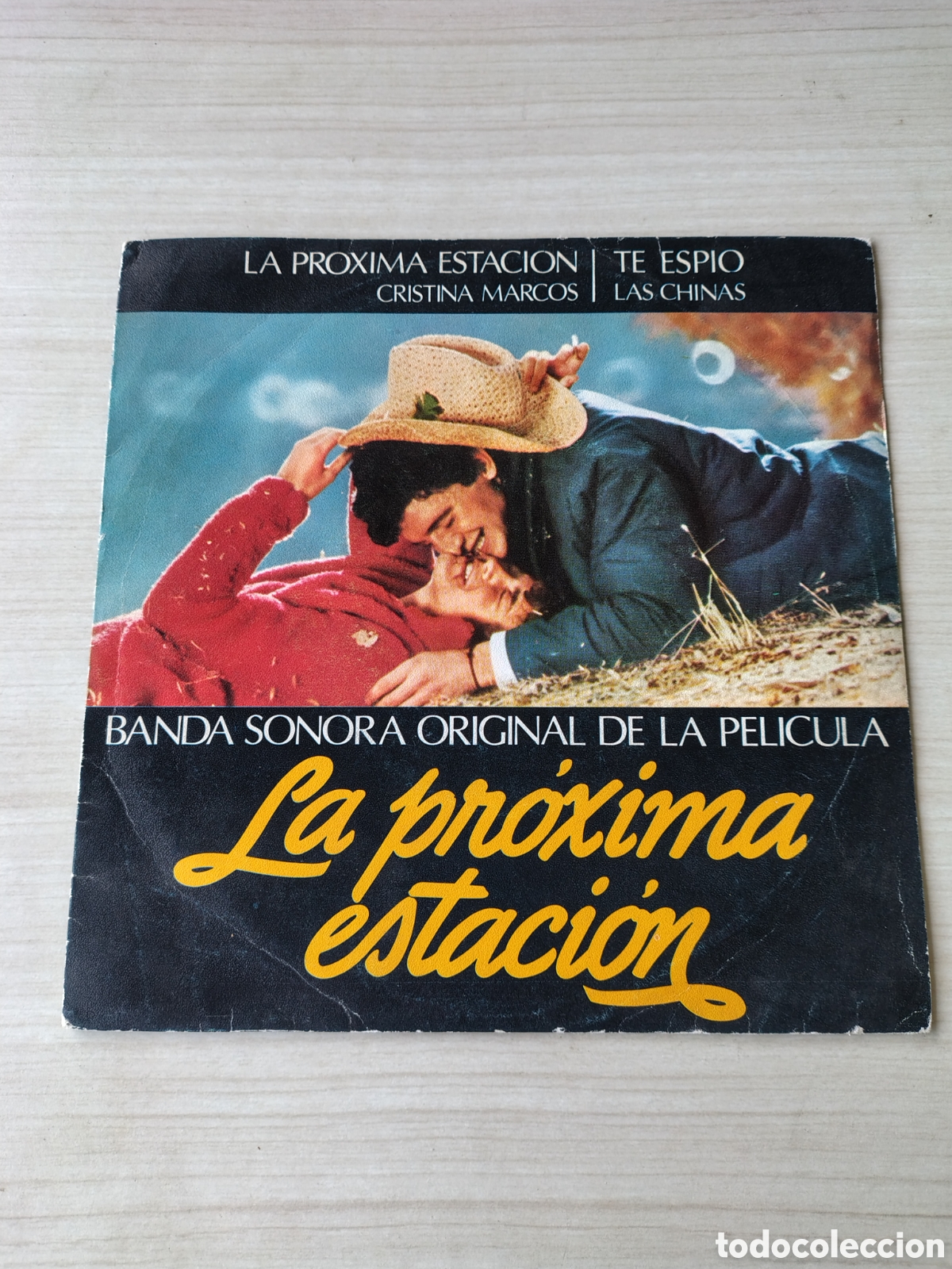 Discos de vinilo: LA PR&Oacute;XIMA ESTACI&Oacute;N CRISTINA MARCOS LAS CHINAS Te espio ( 1982 RCA SP ) ANTONIO MERCERO