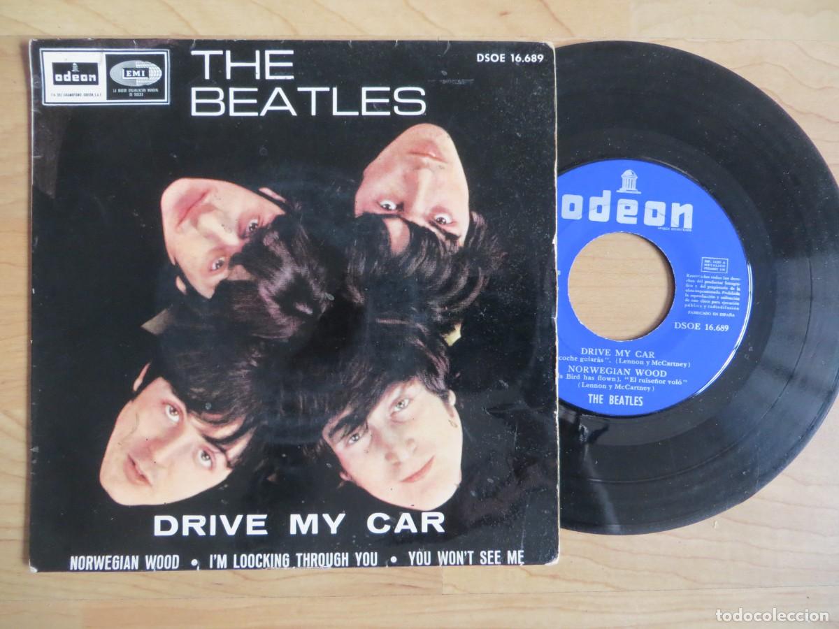 Discos de vinilo: The Beatles - Drive My Car (7&rdquo;, EP) SPAIN 1966