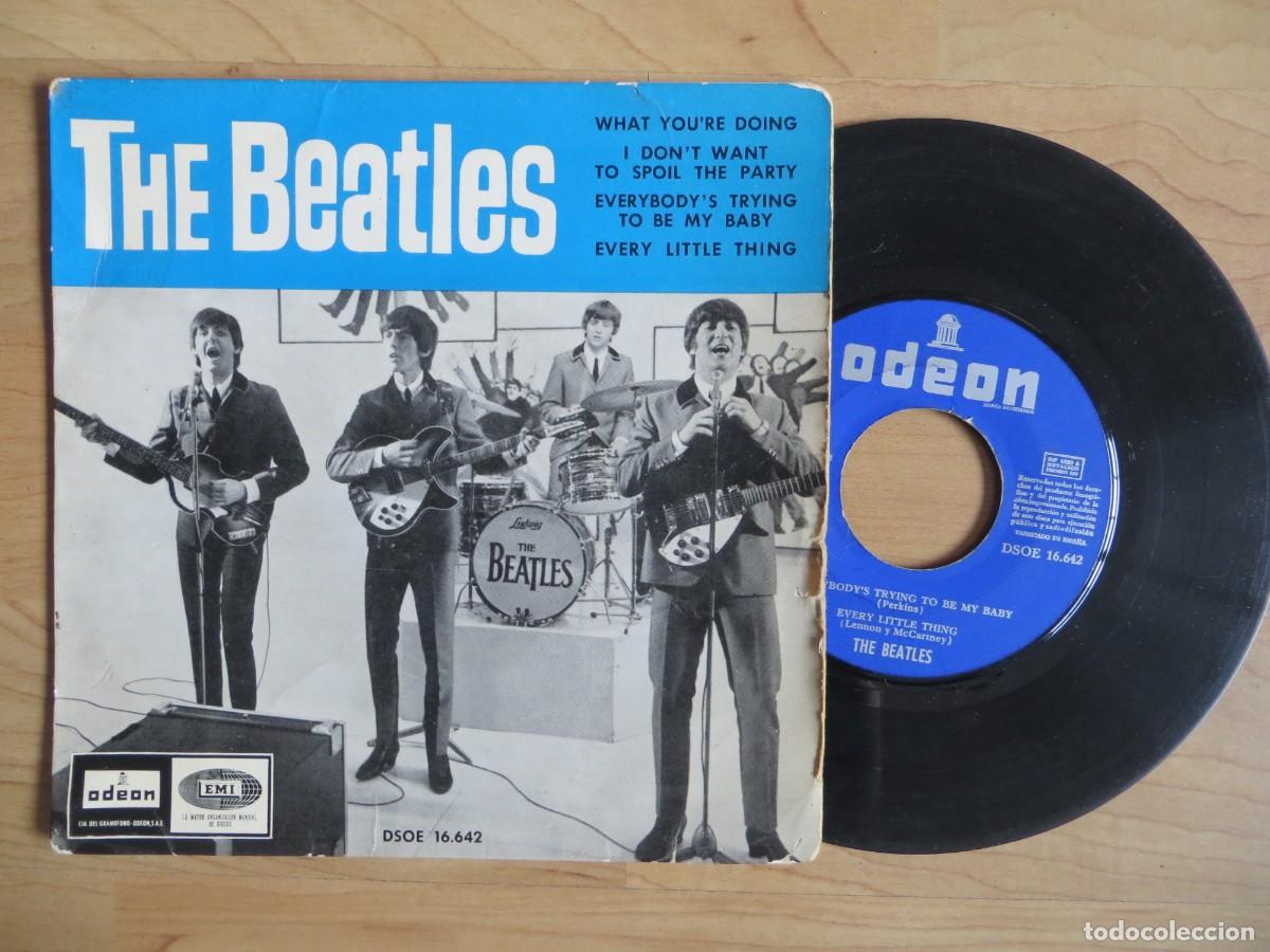 Discos de vinilo: The Beatles - What You're Doing (7&rdquo;, EP) 1964 SPAIN