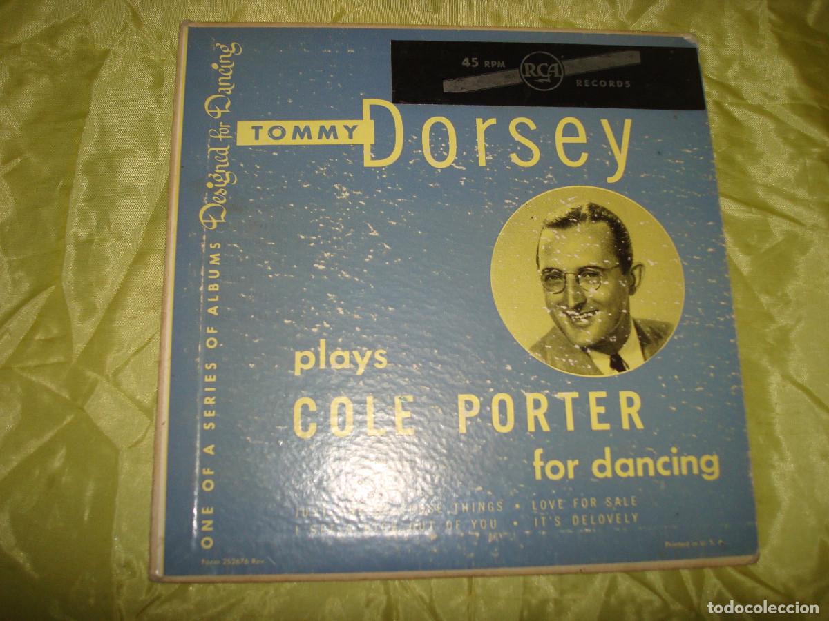 Discos de vinilo: TOMMY DORSEY PLAYS COLE PORTER FOR DANCING. RCA, 1950. EDC. USA