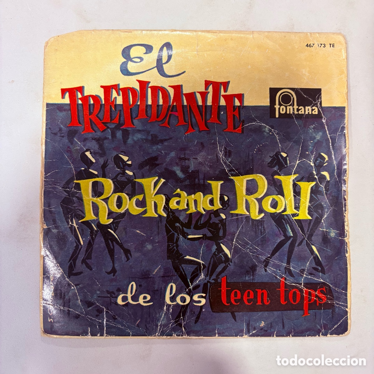 Discos de vinilo: single ep 7'' Los Teen Tops &ndash; El Trepidante Rock And Roll De Los Teen Tops de 1960