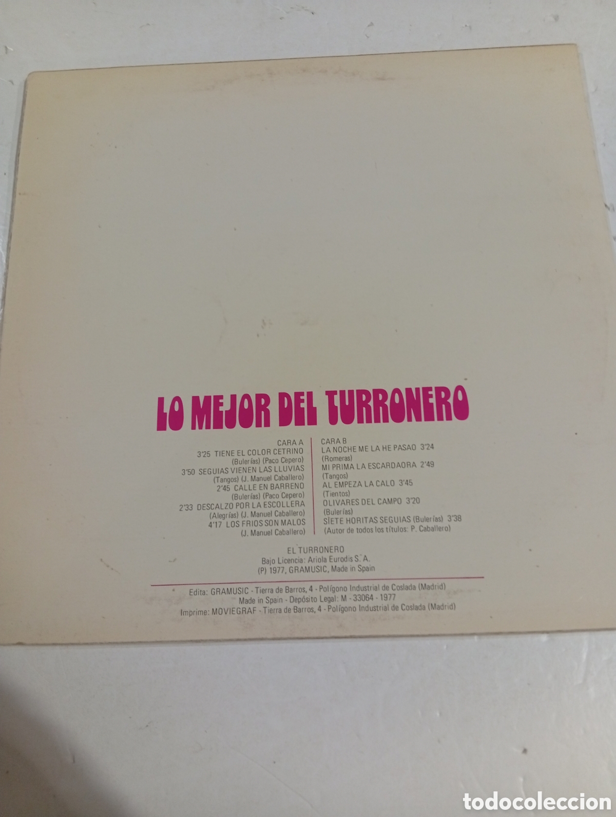 Discos de vinilo: Lo mejor del Turronero - Foto 2
