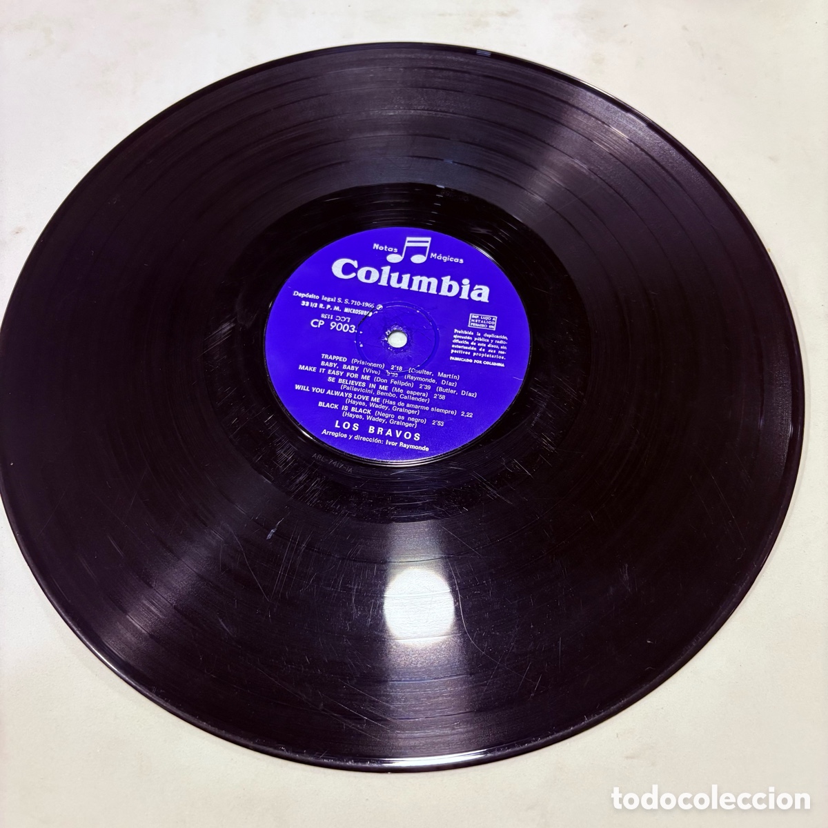 Discos de vinilo: lp Los Bravos &lrm;&ndash; Los Bravos de 1966 - Foto 4