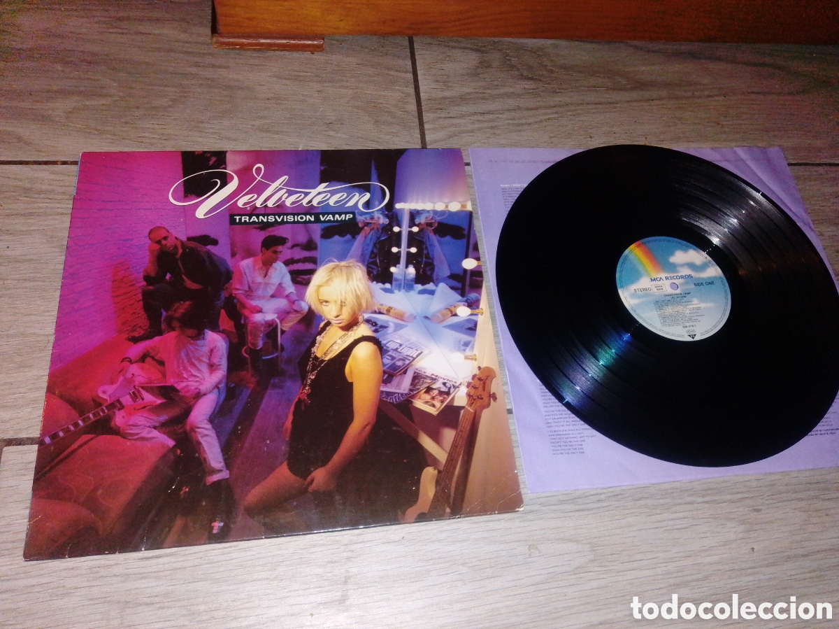 Discos de vinilo: TRANSVISION VAMP - VELVETEEN - GERMANY - INC ENCARTE - L -