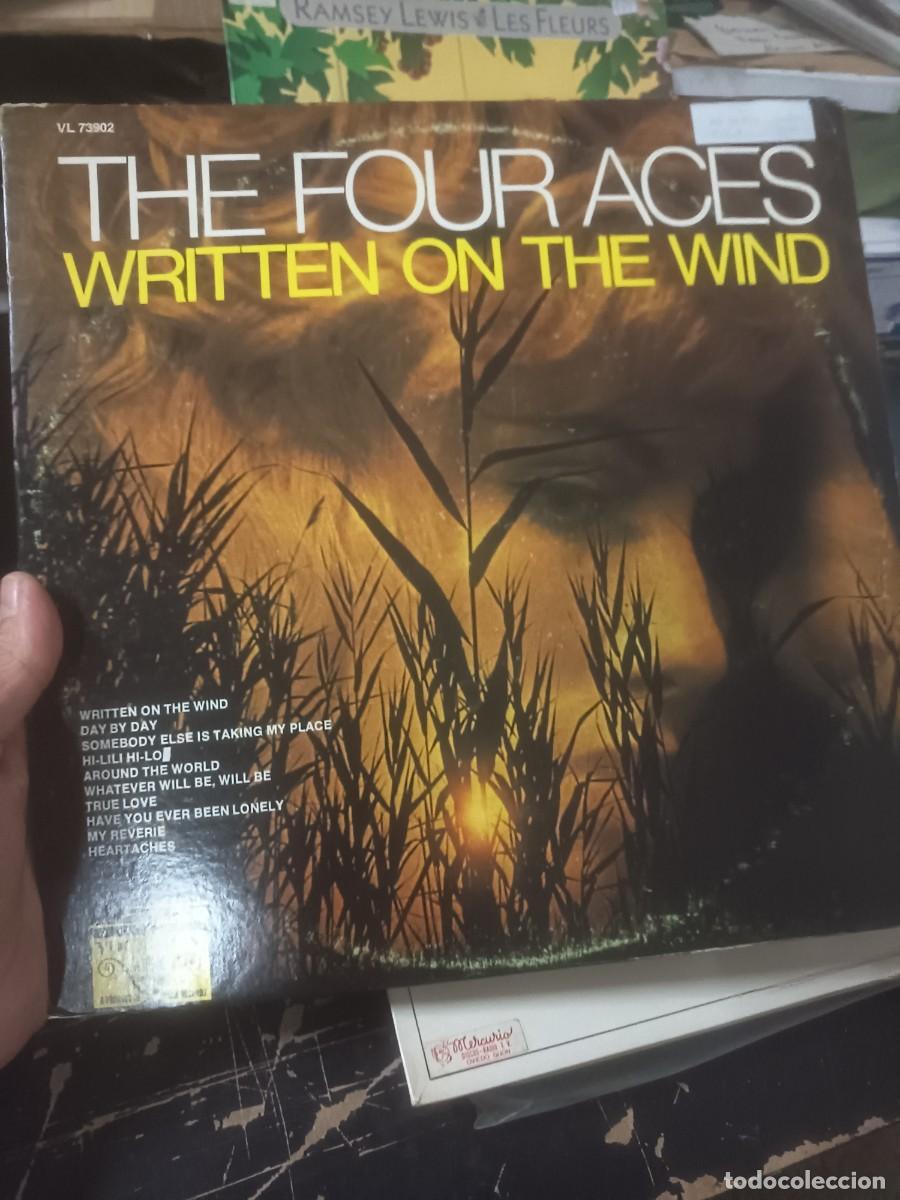 Discos de vinilo: DISCO LP THE FOUR ACES,( WRITTEN ON THE WIND)