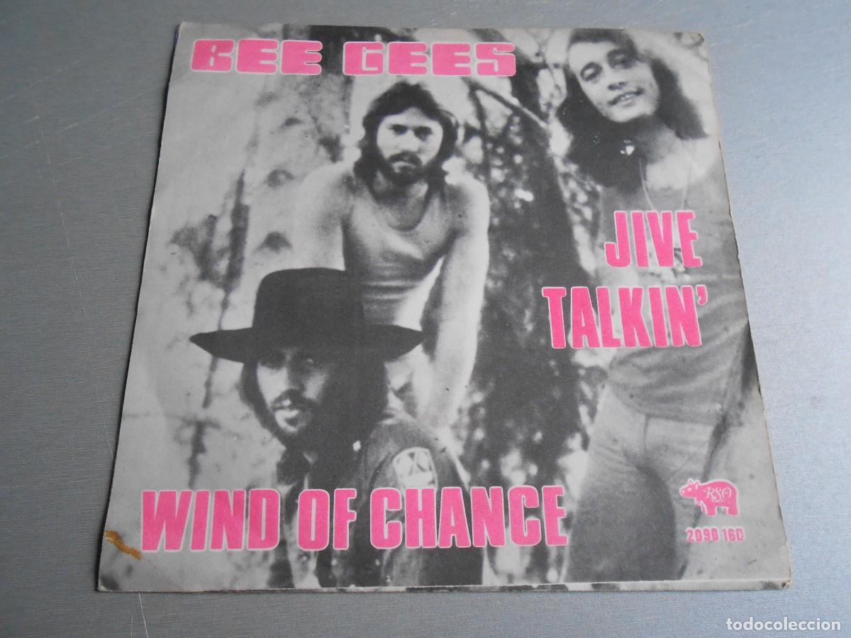 Discos de vinilo: BEE GEES, SG, JIVE TALKIN&acute; + 1, A&Ntilde;O 1975, RSO 2090 160, MADE IN BELGIUM