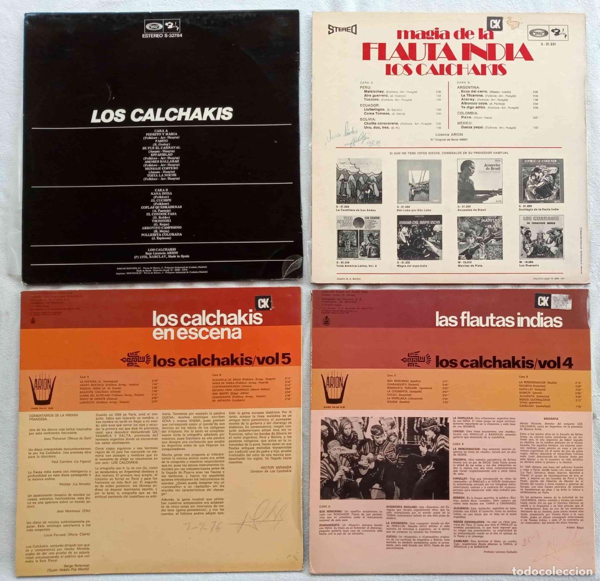 Discos de vinilo: LOS CALCHAKIS y FACIO SANTILLAN - 7 LPs - Foto 2