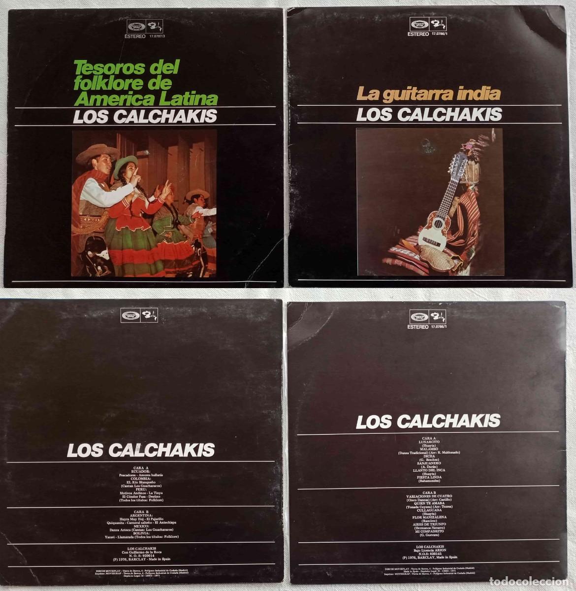 Discos de vinilo: LOS CALCHAKIS y FACIO SANTILLAN - 7 LPs - Foto 3