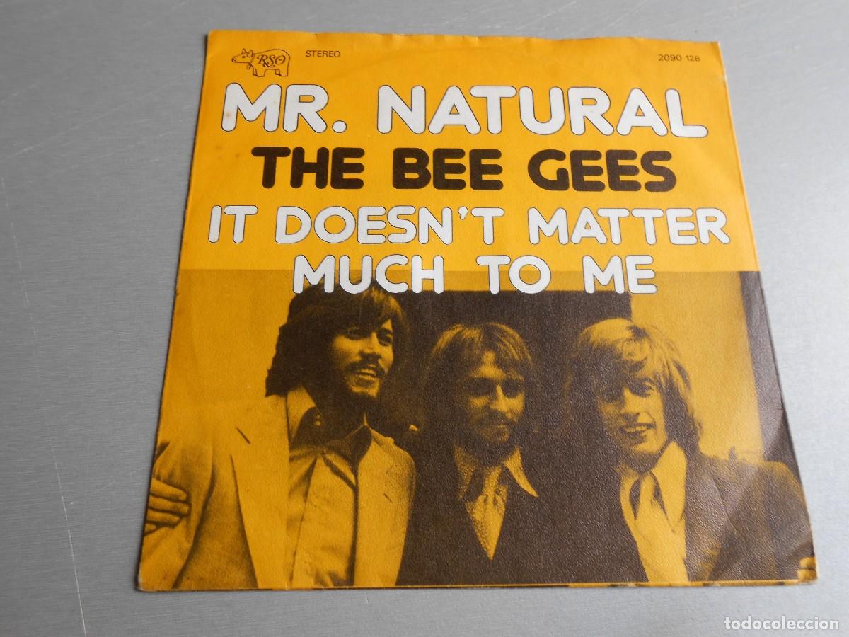 Discos de vinilo: BEE GEES, SG, MR. NATURAL + 1, A&Ntilde;O 1974, RSO 2090 128, MADE IN BELGIUM