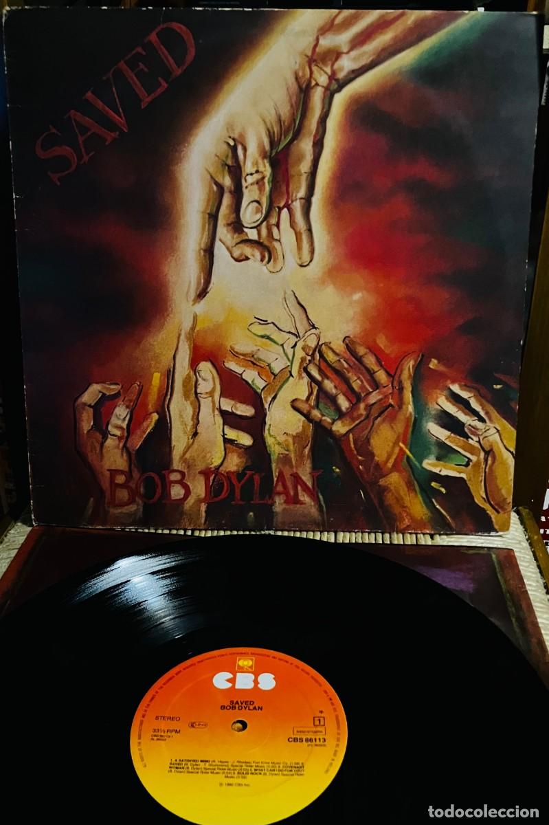 Discos de vinilo: BOB DYLAN - SAVED, LP edic EU 1980 harlem pressing - Foto 1