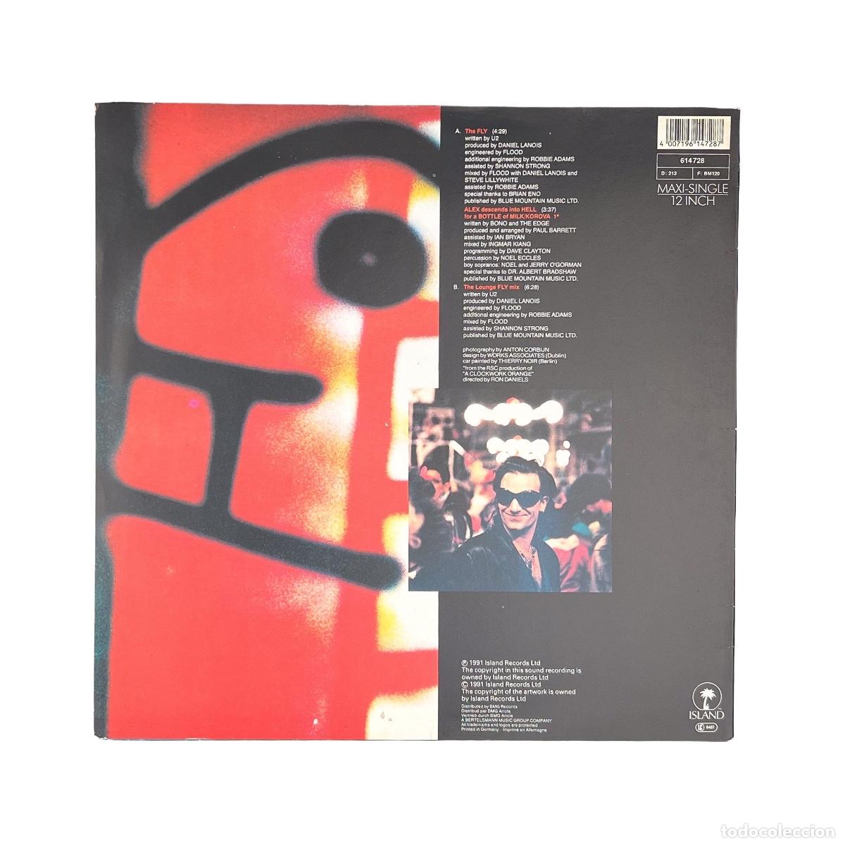 Discos de vinilo: MAXI LP. U2. The Fly (G+/VG+) - Foto 2