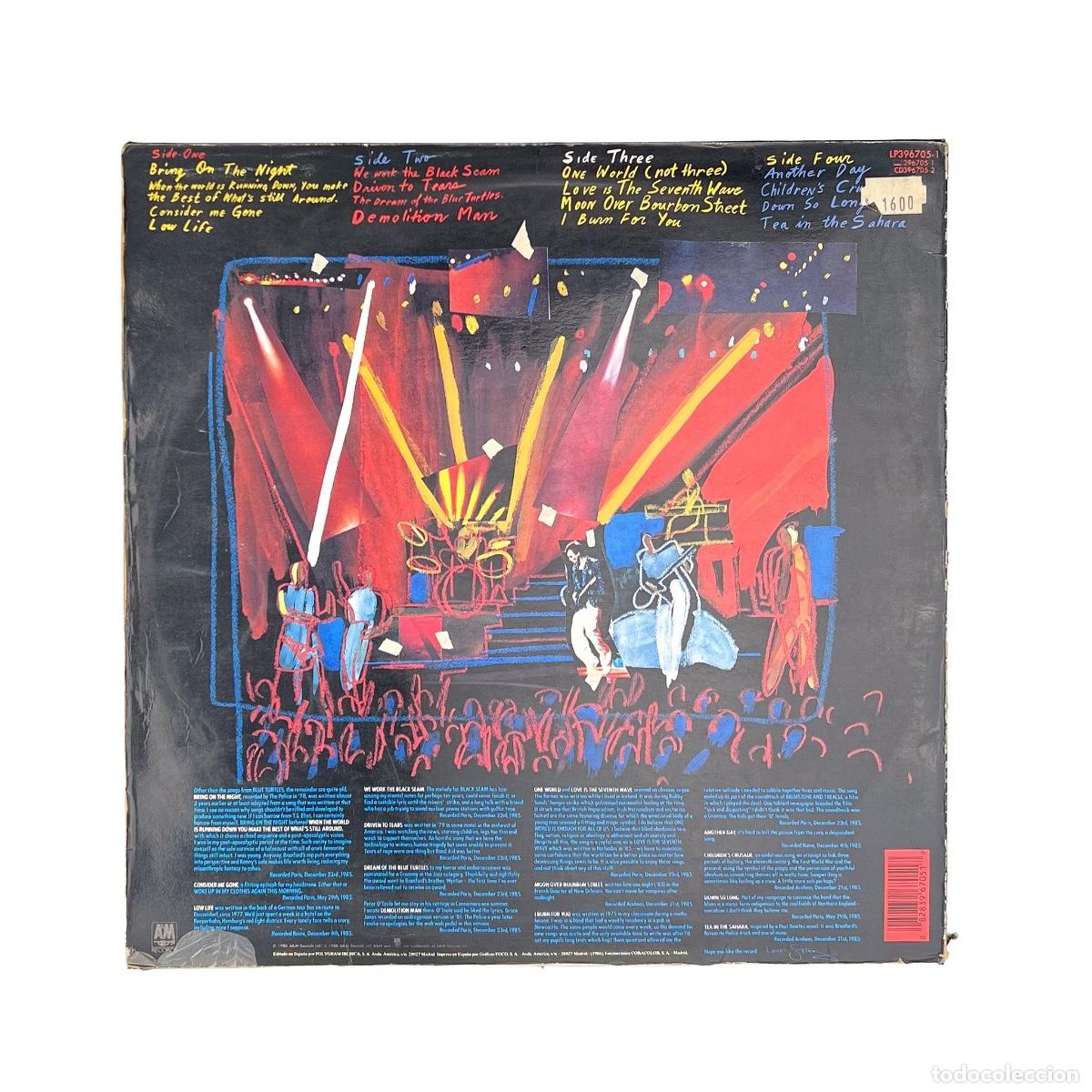 Discos de vinilo: 2xLP. Sting. Bring On The Night (G+/VG) - Foto 2
