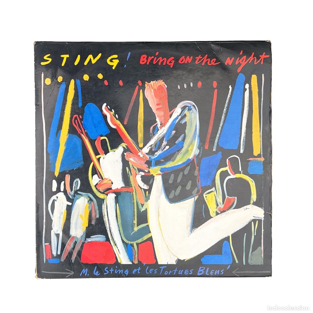 Discos de vinilo: 2xLP. Sting. Bring On The Night (G+/VG) - Foto 1
