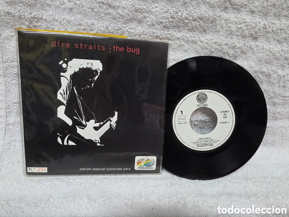 Discos de vinilo: Dire Straits&nbsp;&ndash;&nbsp;The Bug 1991 Promo 40 Principales