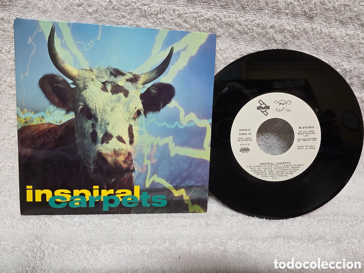 Discos de vinilo: Inspiral Carpets&nbsp;&ndash;&nbsp;She Comes In The Fall 1990 promo espa&ntilde;ol