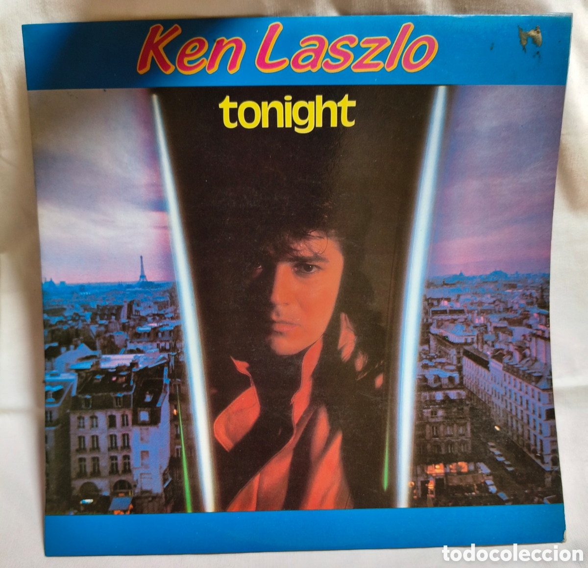 Discos de vinilo: Vinilo 12&rdquo; Maxi-Single KEN LASZLO - TONIGHT. Sello INDALO MUSIC (1986).Ref:INDX 103. Original Espa&ntilde;a