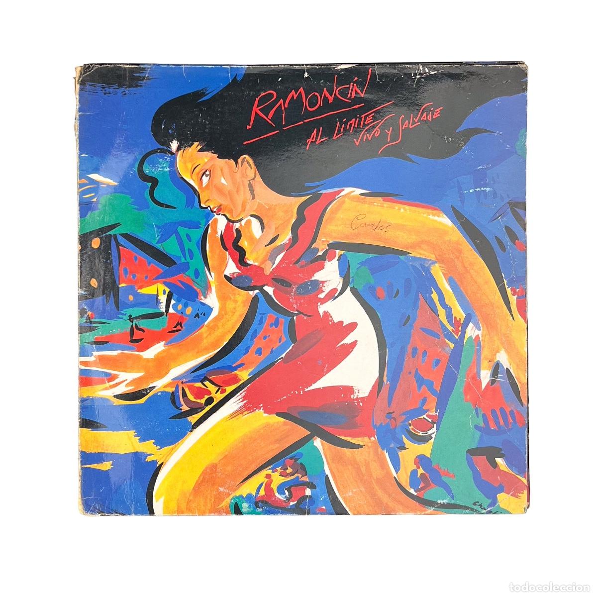 Discos de vinilo: 2xLP. Ramonc&iacute;n. Al L&iacute;mite, Vivo Y Salvaje (G+/VG)