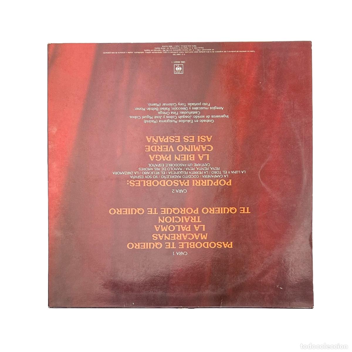 Discos de vinilo: LP. Los Espa&ntilde;olisimos. Pasodoble Te Quiero (VG/VG) - Foto 2