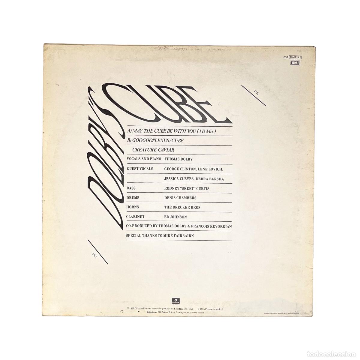 Discos de vinilo: MAXI LP. Dolbys Cube. May The Cube Be With You (G+/VG) - Foto 2