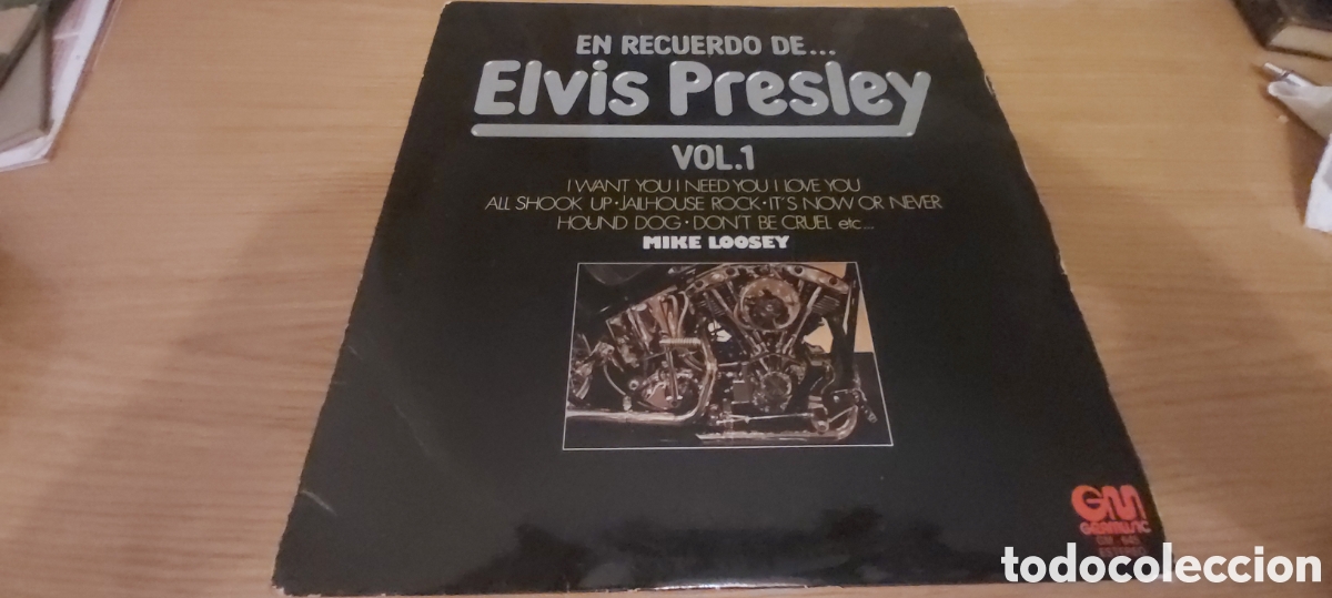 Discos de vinilo: Lp Mike Loosey. En recuerdo de Elvis Presley vol.1