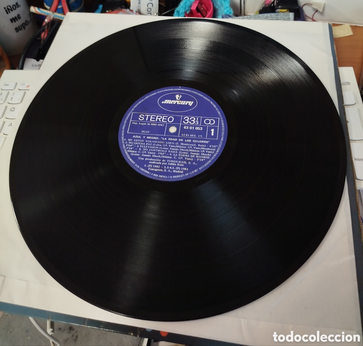 Discos de vinilo: Azul Y Negro &ndash; La Edad De Los Colores - Foto 2