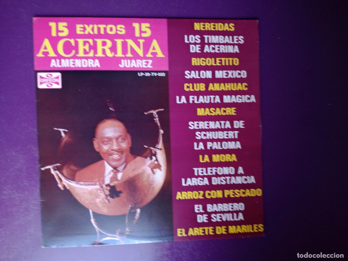 Discos de vinilo: Acerina Y Su Danzonera &ndash; 15 Exitos - LP ORFEON 1983 - MEXICO CUBA DANZON - SIN APENAS USO