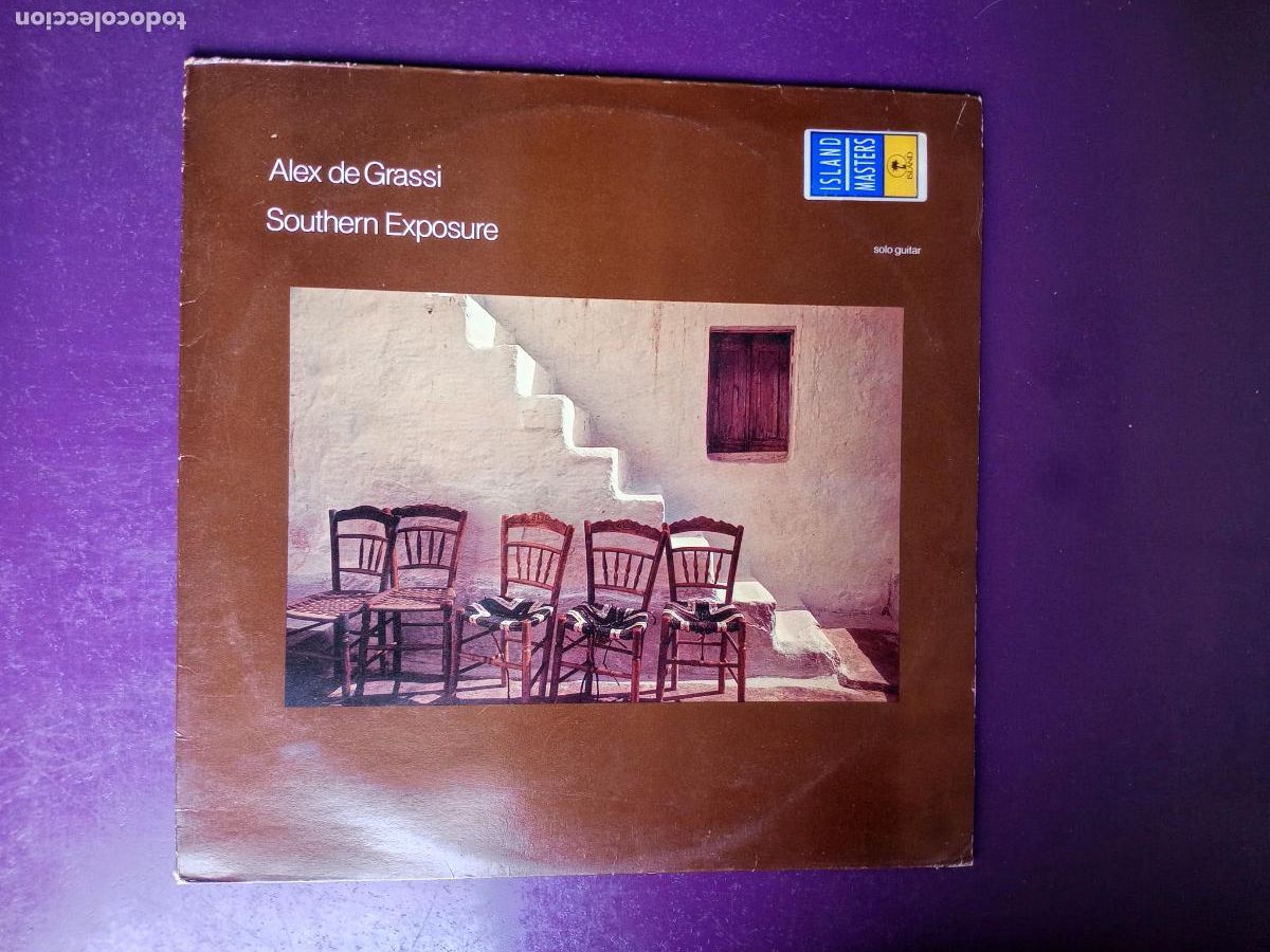 Discos de vinilo: ALEX DE GRASSI LP WINDMILL 1983 - SOUTHERN EXPOSURE - JAZZ BLUES - NEW AGE AMBIENT - MUY POCO USO
