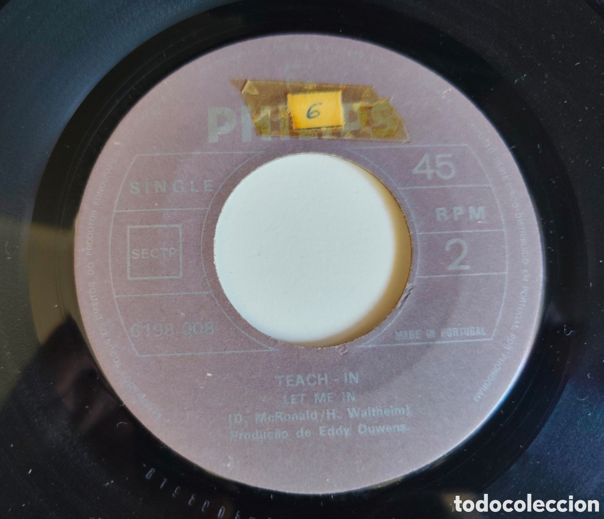 Discos de vinilo: TEACH-IN - Ding-a-dong (1975) disco de vinilo single 7&rdquo; - Foto 4