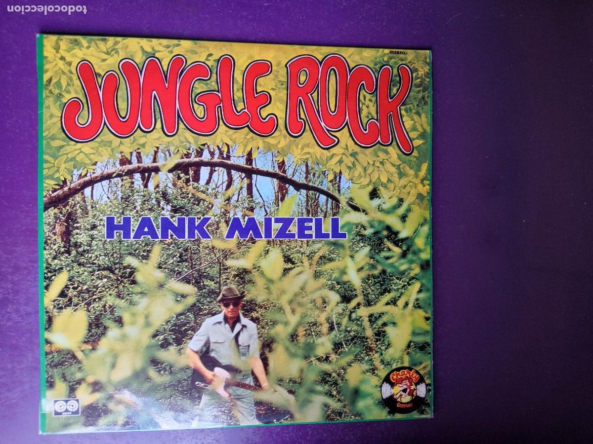 Discos de vinilo: Hank Mizell &lrm;&ndash; Jungle Rock - LP CHARLY 1980 - ROCK N ROLL, ROCKABILLY - SIN APENAS USO O NINGUNO