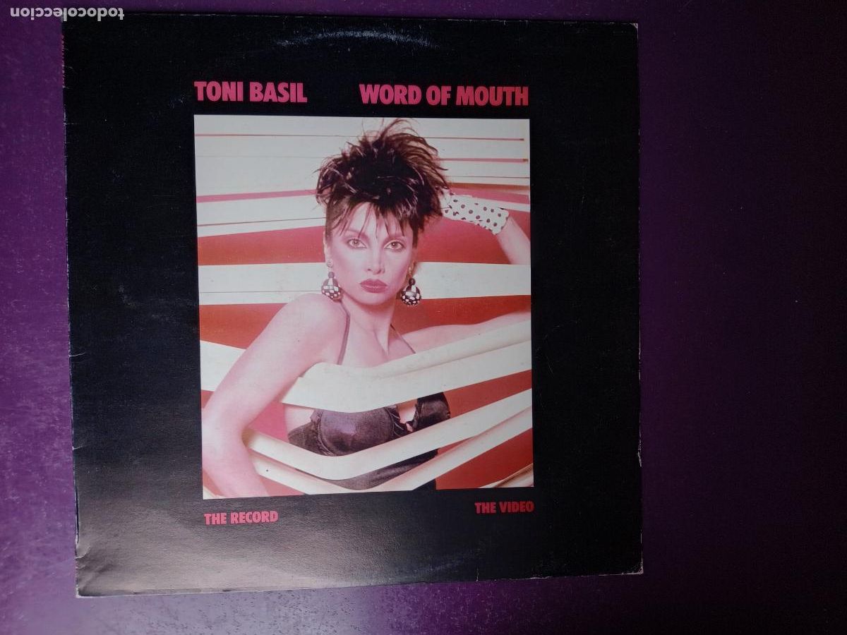 Discos de vinilo: Toni Basil &ndash; Word Of Mouth - LP RADIALCHOICE 1981 - SIN APENAS USO - NEW WAVE SYNTH POP