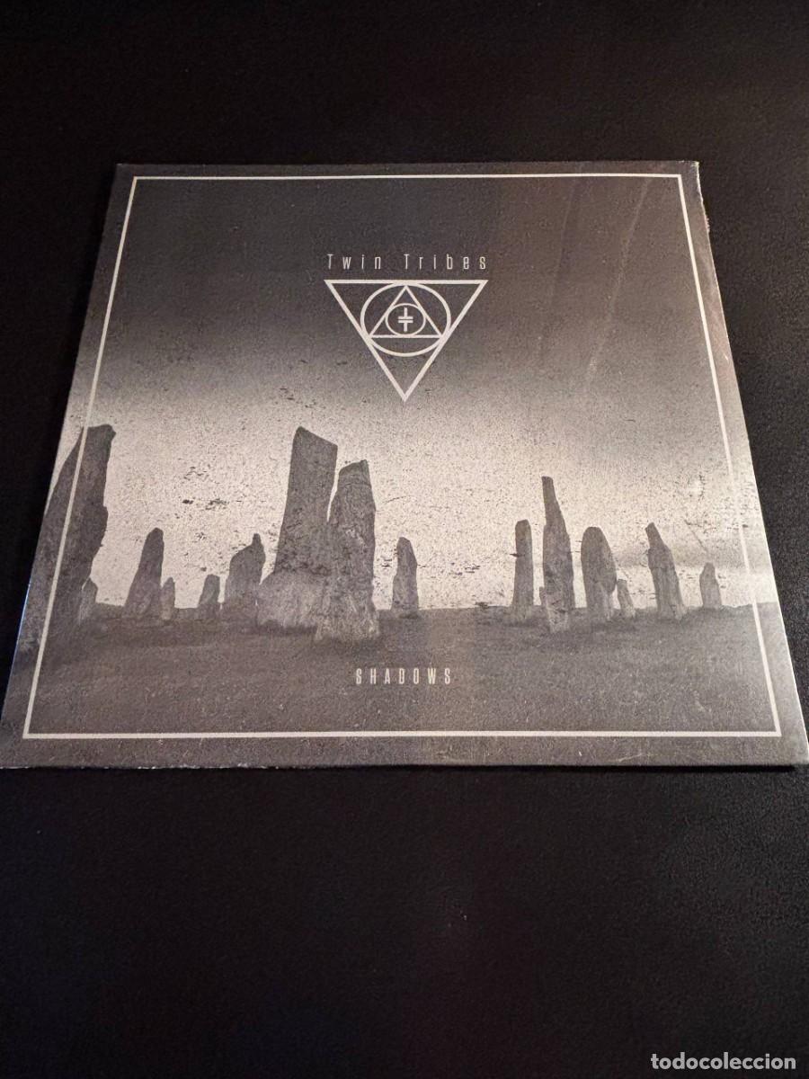 Discos de vinilo: Twin Tribes Shadows Disco de vinilo splatter prensaje USA LP 12&rdquo; goth post punk