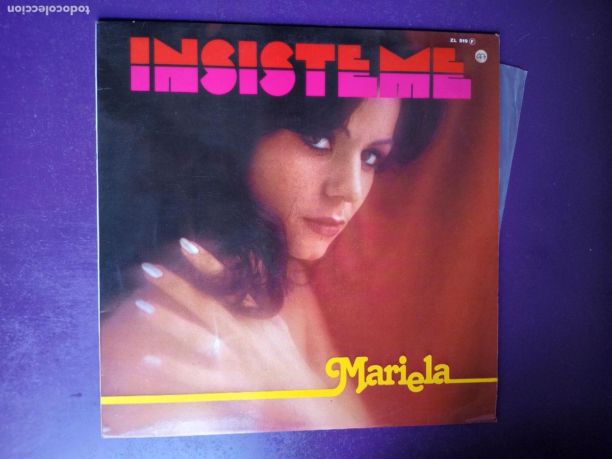 Discos de vinilo: MARIELA &ndash; INSISTEME - LP ZAFIRO 1981 - NUEVA COPLA POP 80'S - SIN USO, CANCION ESPA&Ntilde;OLA