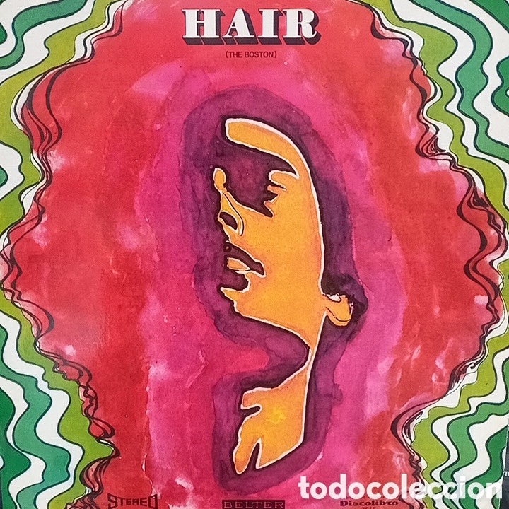 Discos de vinilo: LP DISCO HAIR THE BOSTON