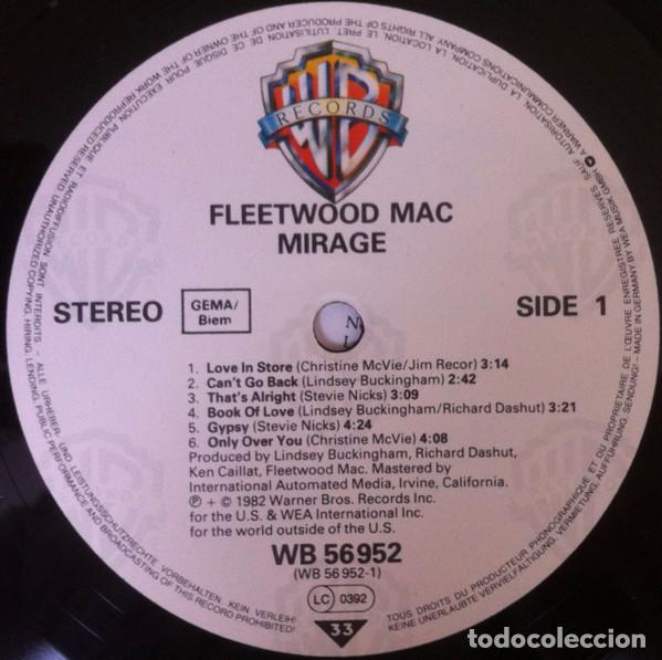 Discos de vinilo: Fleetwood Mac, Mirage - LP - Foto 3