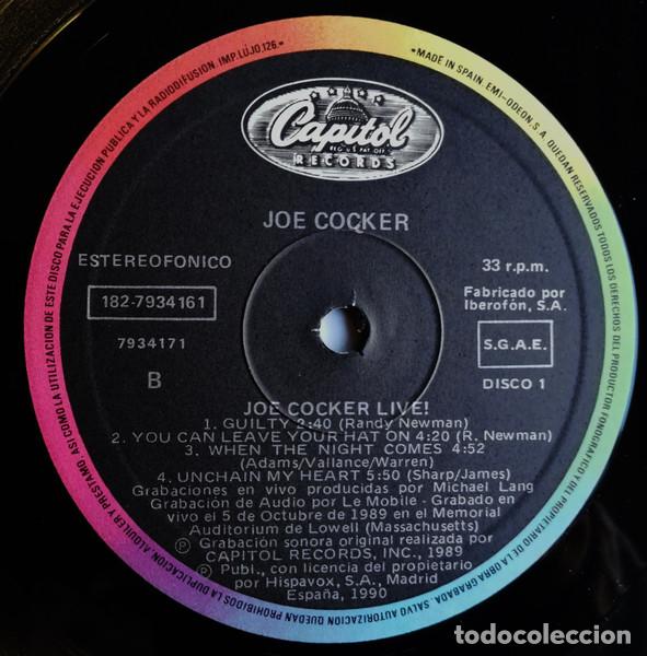 Discos de vinilo: Joe Cocker, Joe Cocker Live - LP - Foto 6