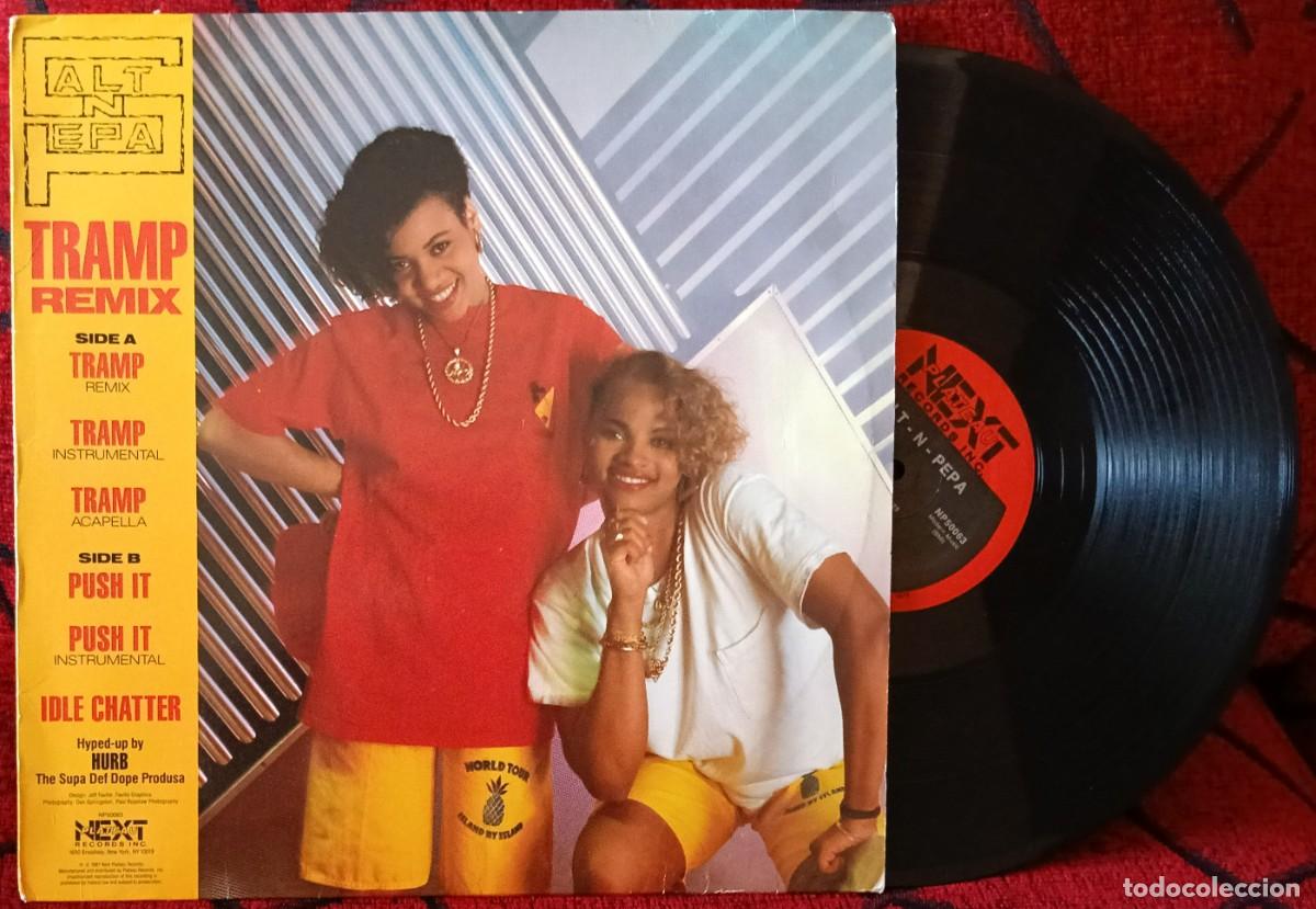 Discos de vinilo: SALT 'N' PEPA ** Tramp (Remix) ** MAXI SINGLE VINILO 1987 USA
