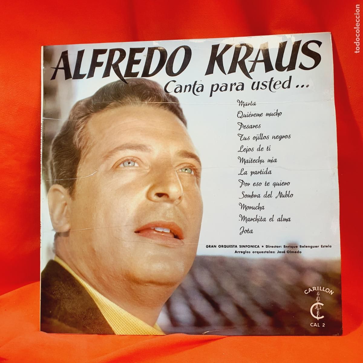 Discos de vinilo: LP-ALFREDO KRAUS-CANTA PARA USTED-9/10-VER FOTOGRAF&Iacute;AS