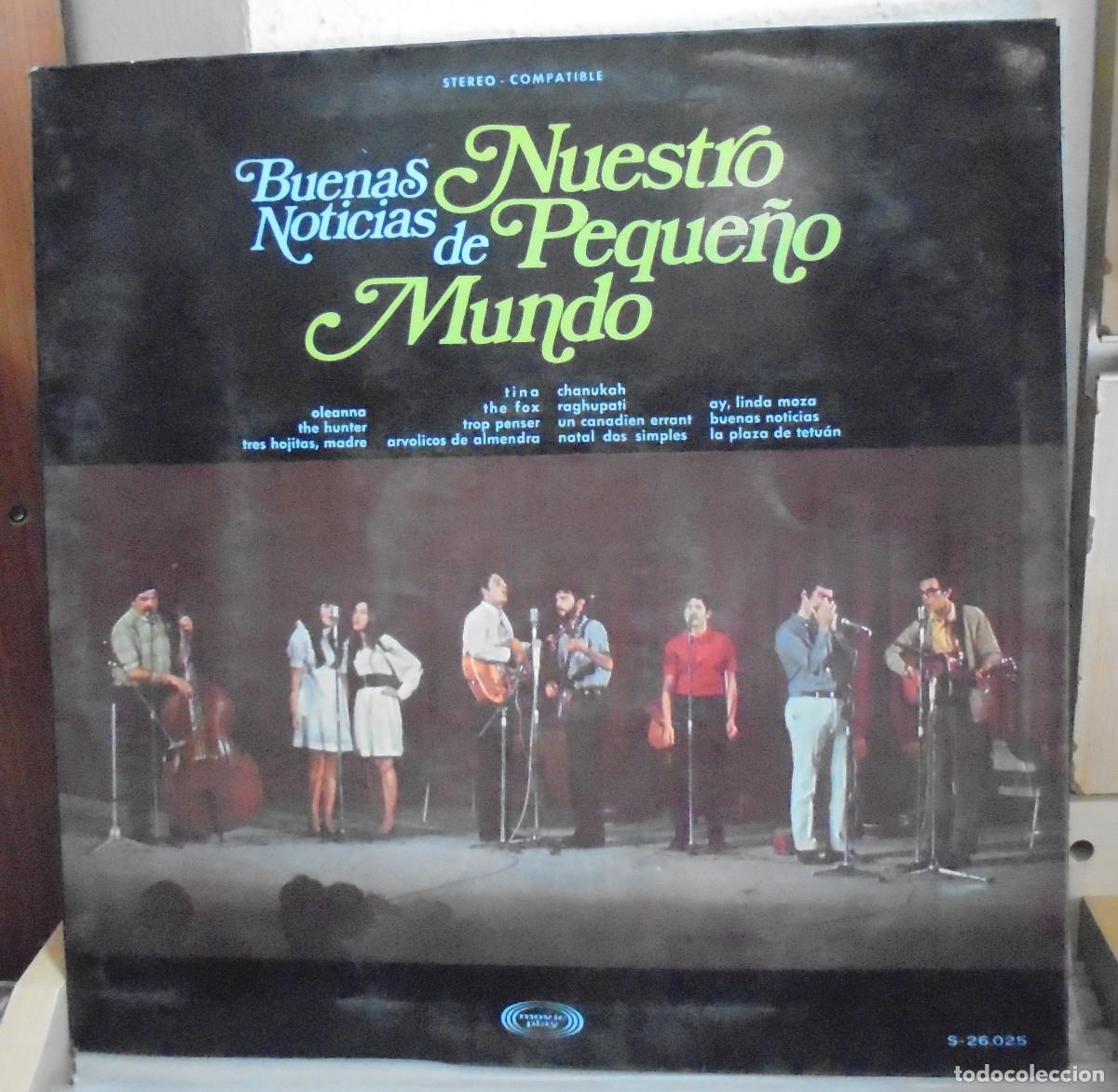 Discos de vinilo: Buenas noticias de Nuestro Peque&ntilde;o Mundo. Movieplay 1969 -- LP