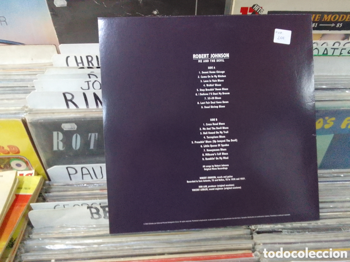 Discos de vinilo: Robert Johnson,me and the devil - Foto 2