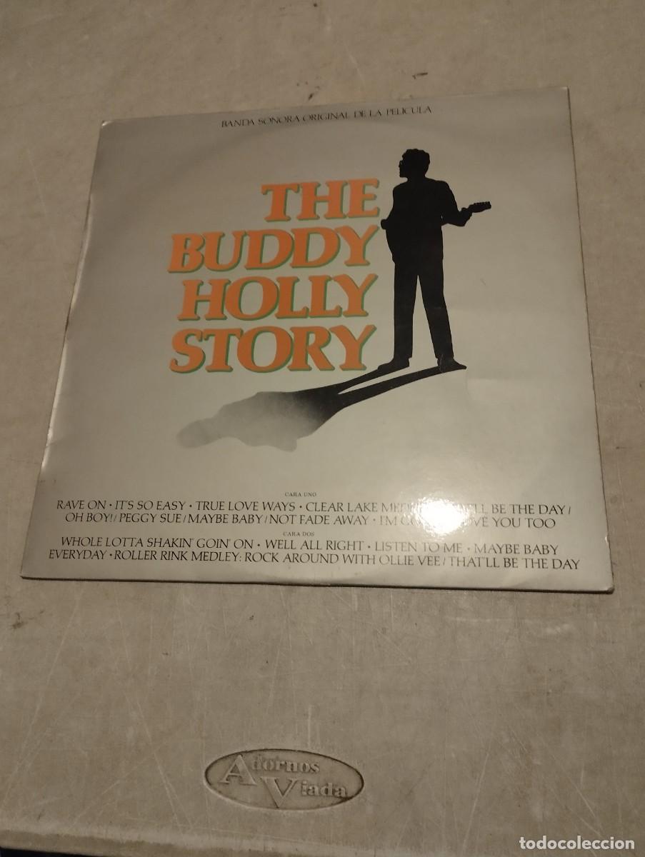 Discos de vinilo: THE BUDDY HOLLY HISTORY LP BSO ESP.1978 - Foto 1