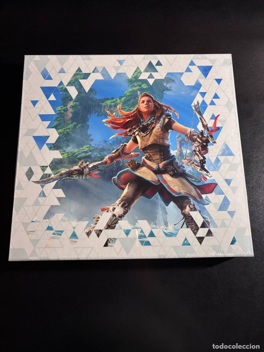 Discos de vinilo: Horizon Forbidden West Various Caja 6 discos de vinilo +slipmat +laminas banda sonora videojuego ps4