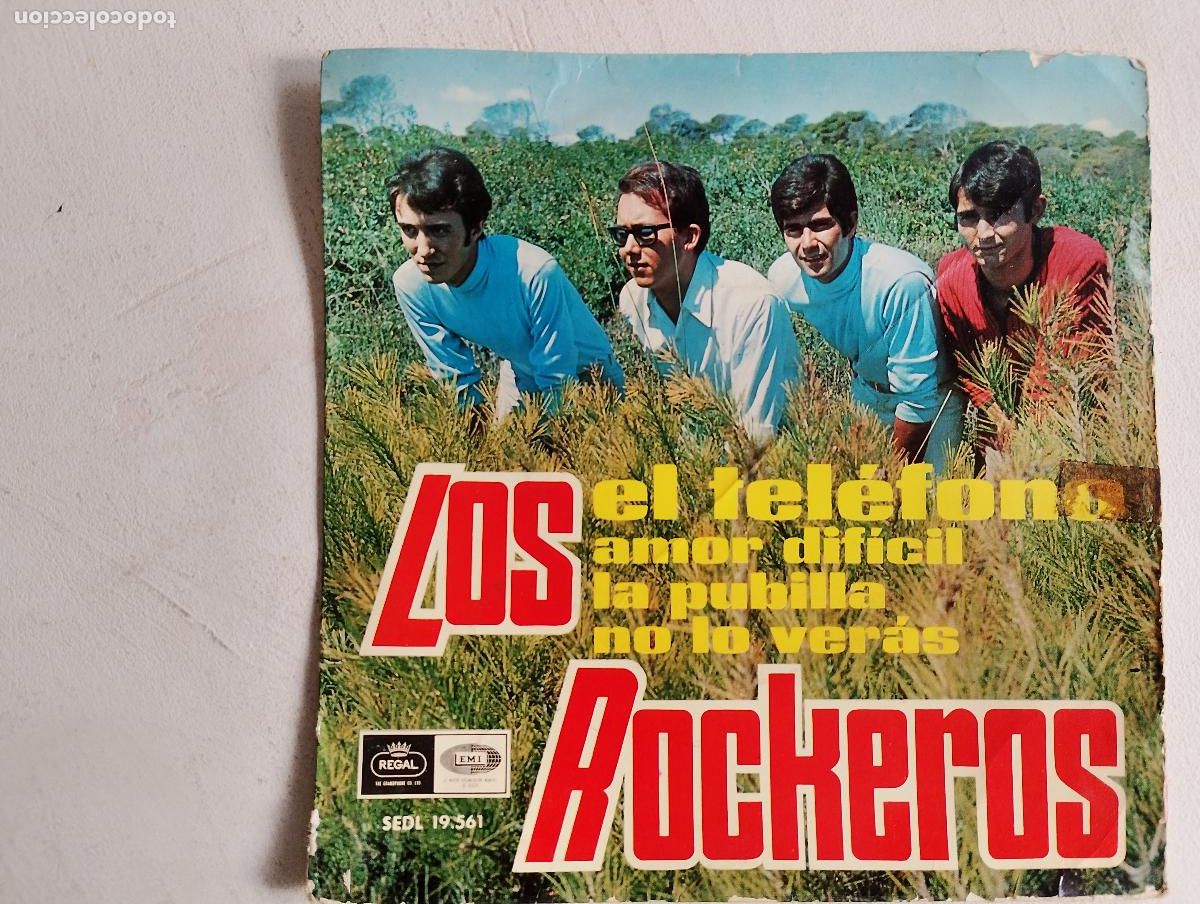 Discos de vinilo: Los Rockeros &ndash; El Tel&eacute;fono,1967