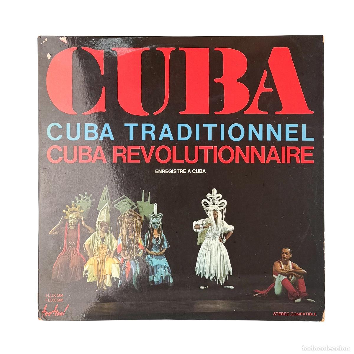 Discos de vinilo: 2xLP. Los Rumberos Tutankamon / Carlos Puebla Y Los Tradicionales. Cuba (VG/VG)