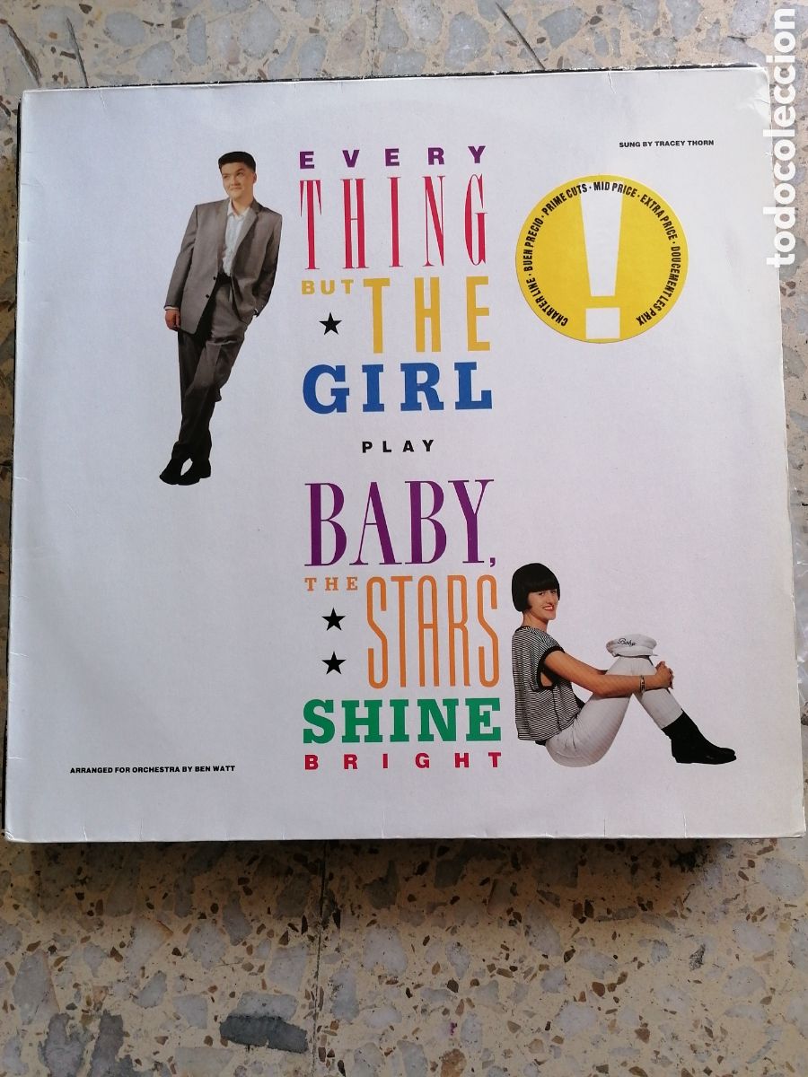 Discos de vinil: LP EVERYTHING BUT THE GIRL BABY THE STARS SHINE BRIGHT 1986 GERMANY INSERT EX