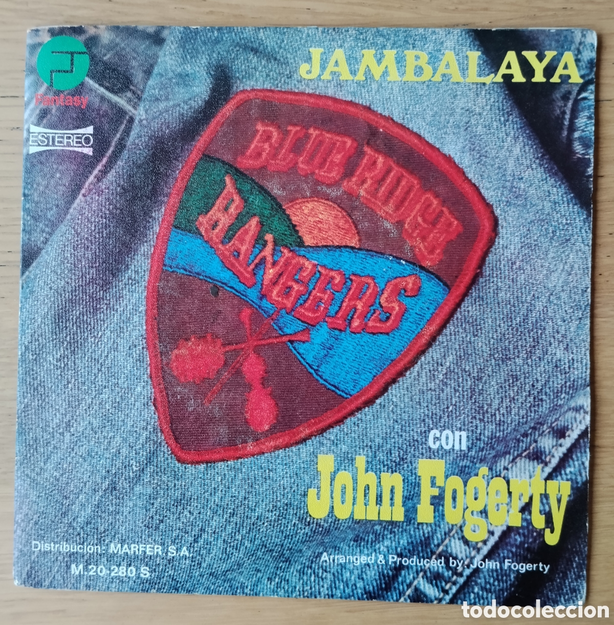 Discos de vinilo: BLUE RIDGE RANGERS CON JOHN FOGERTY : &rdquo;JAMBALAYA&rdquo; SINGLE VINILO 1972